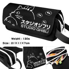 Totoro Pencil Case Student Waterproof Makeup Bag Portable Penbag