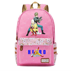 One Punch Man Backpack Unisex Student Schoolbag Casual Packsack Mochila