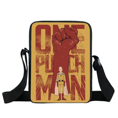 One Punch Woman Messenger Bag Saitama Genos Crossbody Bags Bookbag