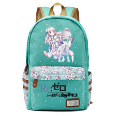 Anime Re:Life In A Different World From Zero Student Backpack