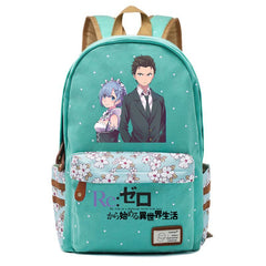Anime Re:Life In A Different World From Zero Student Backpack