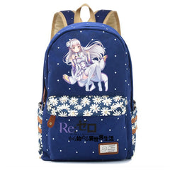Anime Re:Life In A Different World From Zero Student Backpack