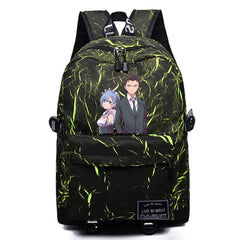 Re:Life In A Different World From Zero Anime Backpack Student Unisex Schoolbag