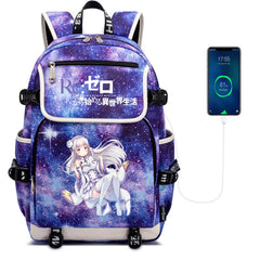 Anime Re:Life In A Different World From Zero Zip Backpack