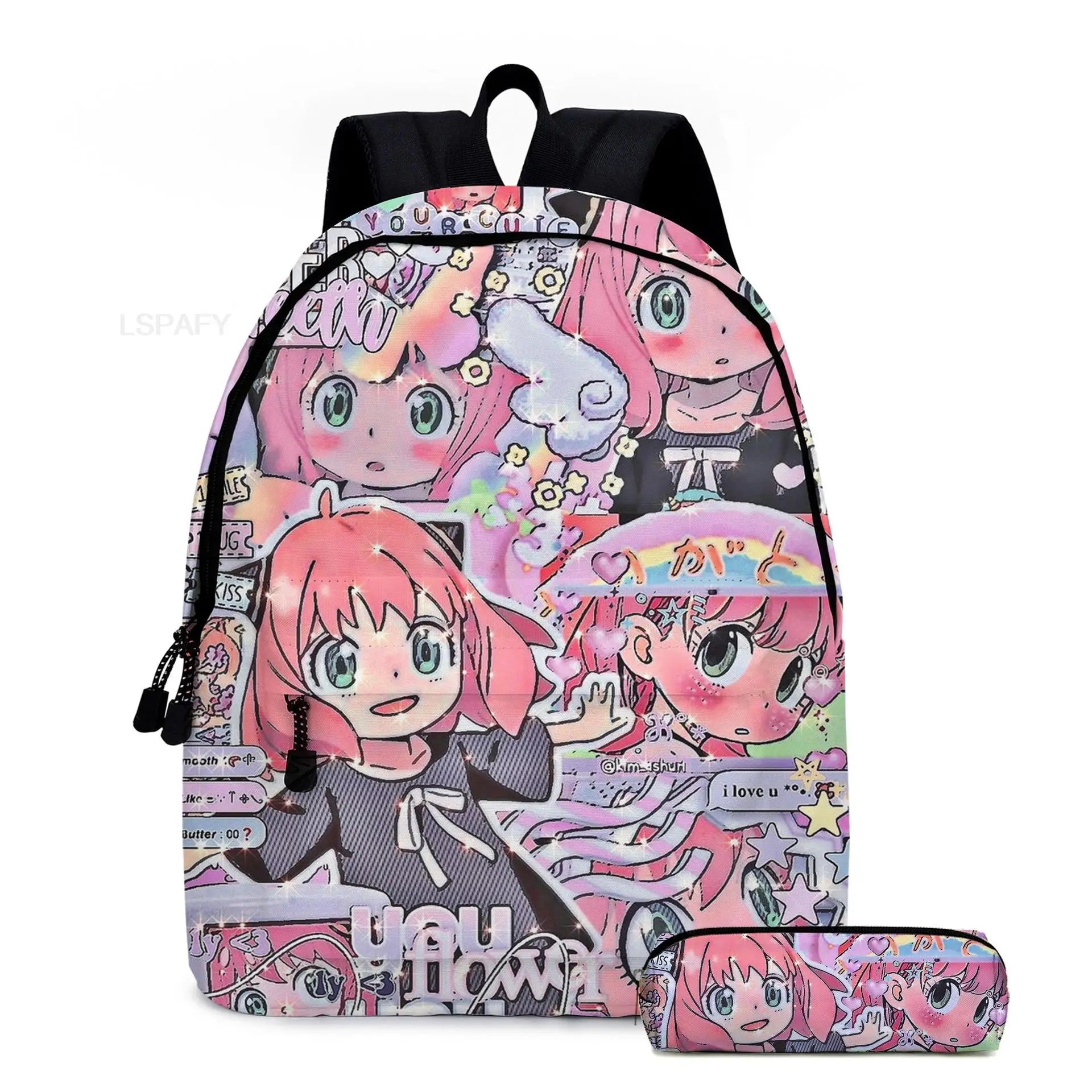 Anime SPY X FAMILY Backpack Anya Cosplay Student School Book Bag
