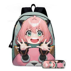 Anime SPY X FAMILY Backpack Anya Cosplay Student School Book Bag
