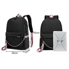 Anime School Backpack Bookbag Cat Cartoon Backpack Rucksack Women Shoulder Bags