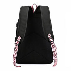 Anime School Backpack Bookbag Cat Cartoon Backpack Rucksack Women Shoulder Bags