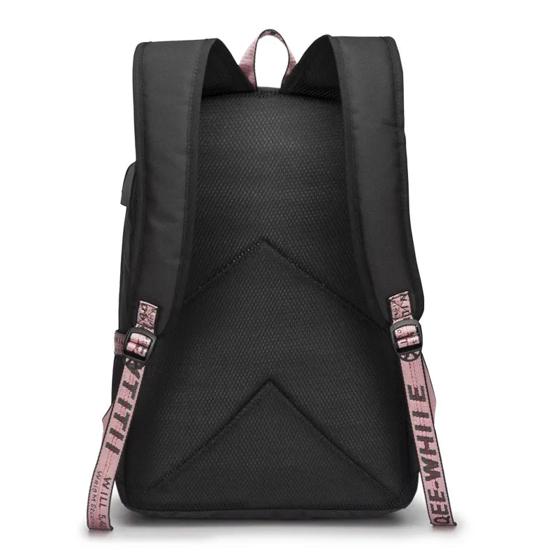Slayer Tanjirou Kamado Backpack Demon Cosplay USB Charging Unisex Daily Bag