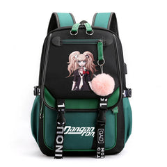 Anime School Bags Nylon Backpack Large Capacity Student School Bag Girls Travel