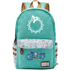Anime 7 Deadly Sins Zip Backpack Student Schoolbag Cartoon Packsack