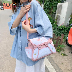 Anime Moon Star Shoulder Bag Crossbody Handbag for Women Girls