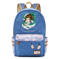 Anime Spirited Away Teenager Backpack Cartoon Schoolbag