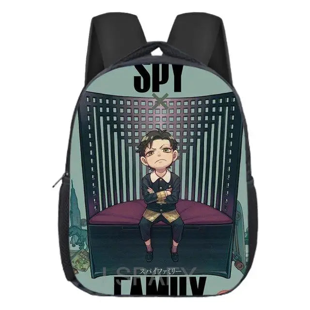 Anime Spy X Family Backpack Boys Girls School Bags Cartoon Anya Forger Bag