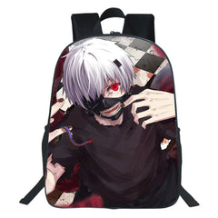 Tokyo Ghoul Backpack School Bag Men Women Travel Book Bag Mochila