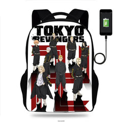 Tokyo Revengers Backpack Boys Girls School Bag Book Bags Men Women Rucksack