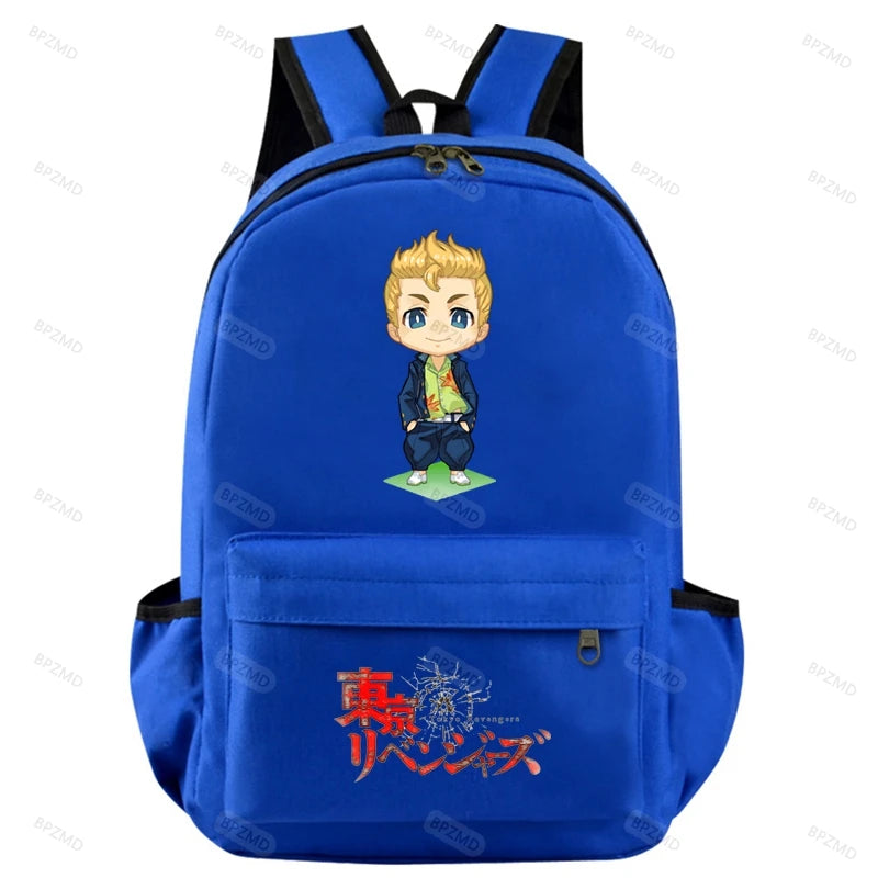 Tokyo Revengers Backpack Teen School Backpack Canvas Rucksack Travel Bags