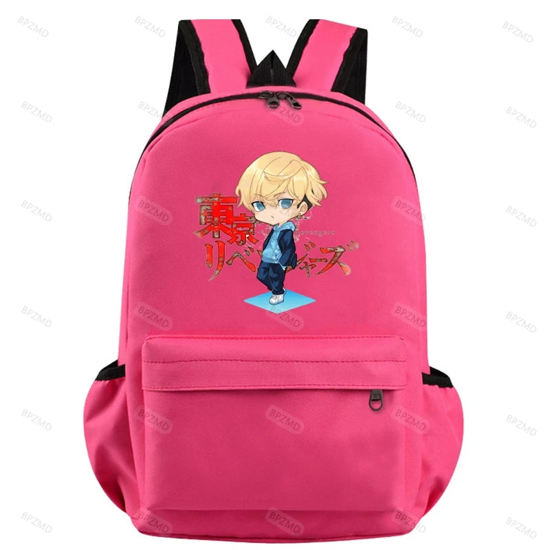 Anime Tokyo Revengers Backpack Canvas Rucksack Large Capacity