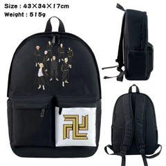 Tokyo Revengers Nylon Backpack Schoolbag Laptop Bag