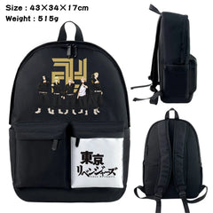 Tokyo Revengers Nylon Backpack Schoolbag Laptop Bag