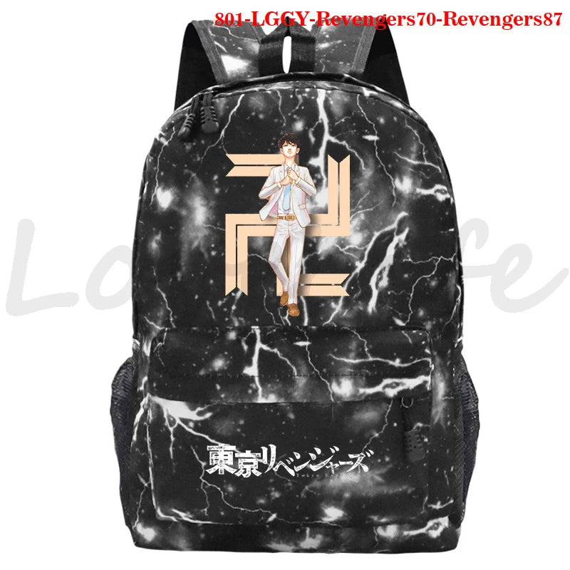 Tokyo Revengers School Backpack Boys Girls Bookbag Children's Backpacks