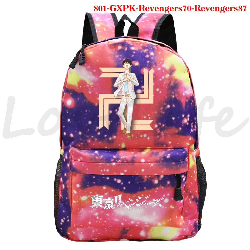 Tokyo Revengers School Backpack Boys Girls Bookbag Children's Backpacks