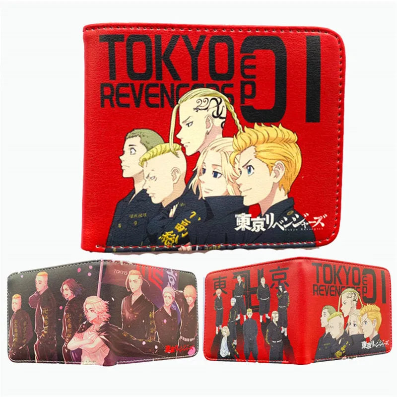 Tokyo Revengers Wallet Short PU Purse Cosplay Gift