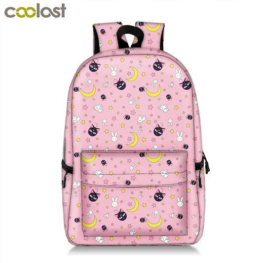 Anime Totoro Backpack for Girls School Bags Cartoon Bear Rucksack