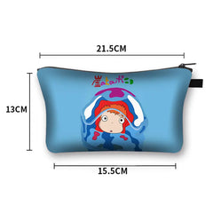 Totoro / Ponyo Cosmetic Bag Makeup Bag Travel Organizer for Women Girls
