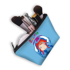Totoro / Ponyo Cosmetic Bag Makeup Bag Travel Organizer for Women Girls