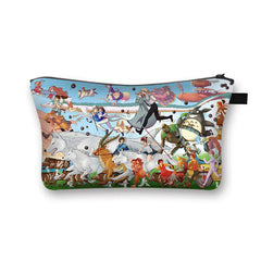 Totoro / Ponyo Cosmetic Bag Makeup Bag Travel Organizer for Women Girls