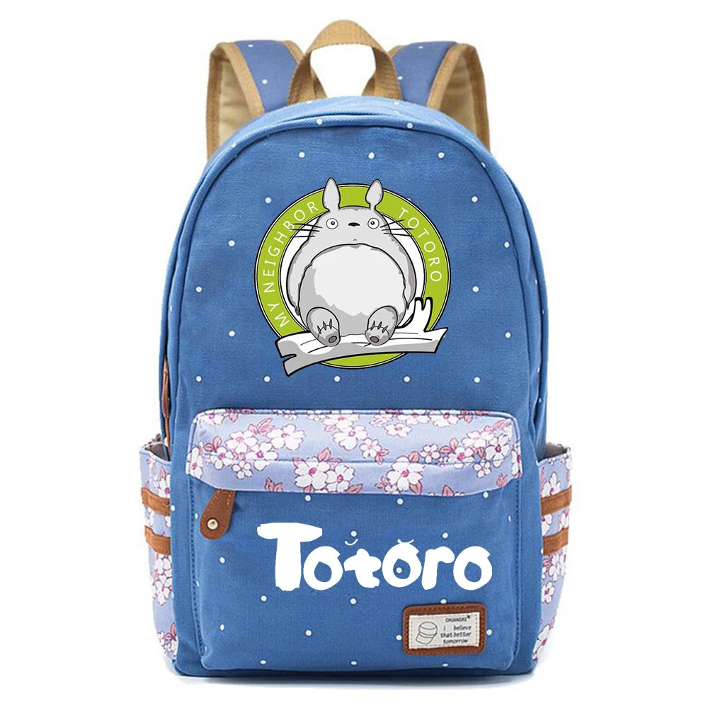 Anime Totoro Teenager Backpack Casual Baby Backpack