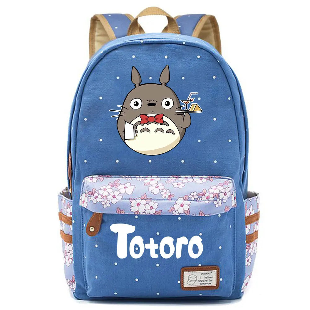 Anime Totoro Teenager Backpack Casual Baby Backpack