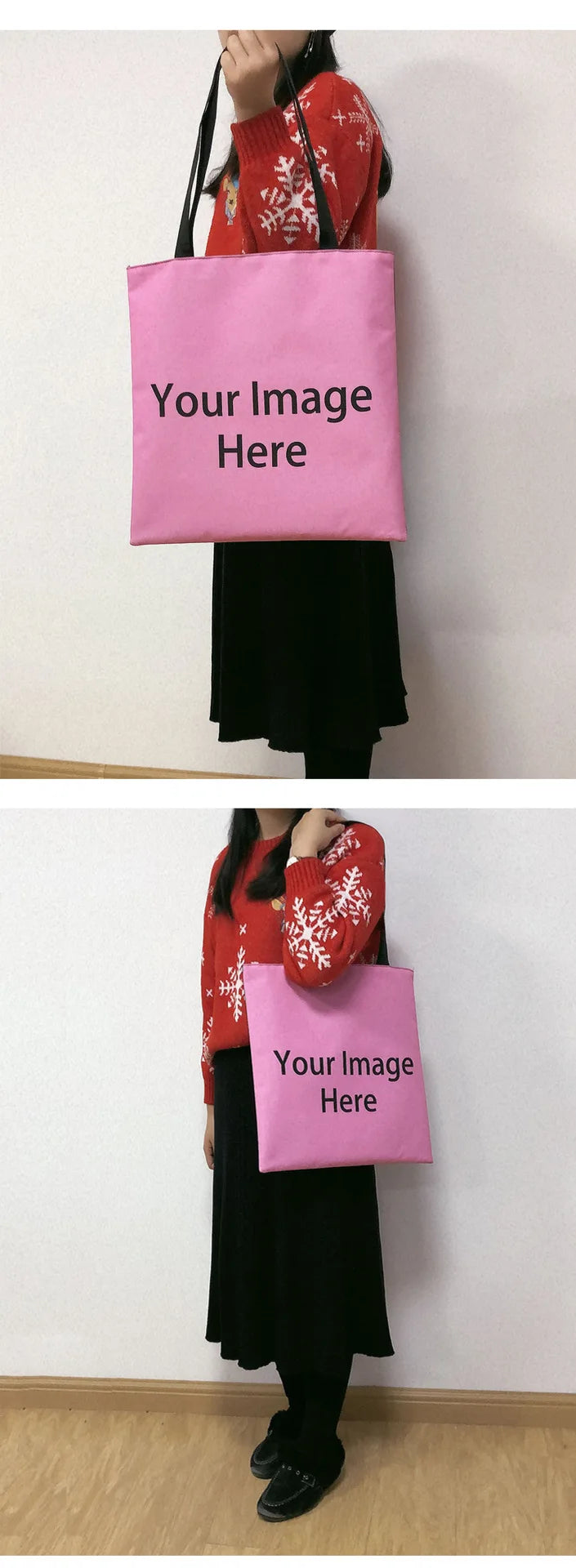 Anime Yarichin Club Tote Bag Student Bookbag Woman Large Capacity Shopping Bag