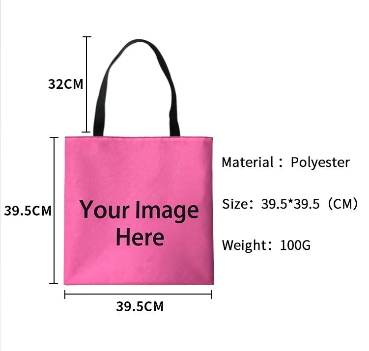 Anime Yarichin Club Tote Bag Student Bookbag Woman Large Capacity Shopping Bag
