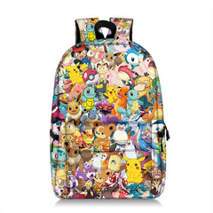 Anime backpack canvas Boys Girls Teenagers schoolbag Rucksack men women