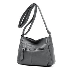 Soft Leather Shoulder Bag Crossbody Messenger Bag Small Purses