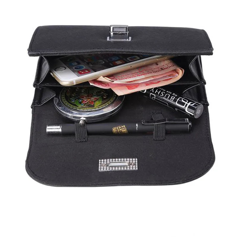Pu Leather Waist Bag for Women Adjustable Hip Bag Small Bum Bag