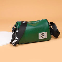 Leather Crossbody Bag Soft Handbag Small Tote Purse