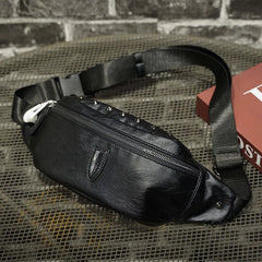 Punk Rivet Waist Bag Fanny Pack Unisex Phone Pouch