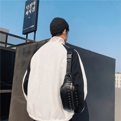Skull Chest Bag Unisex Waist Pack Phone Pouch Men Women Fanny Pack Bum Bag