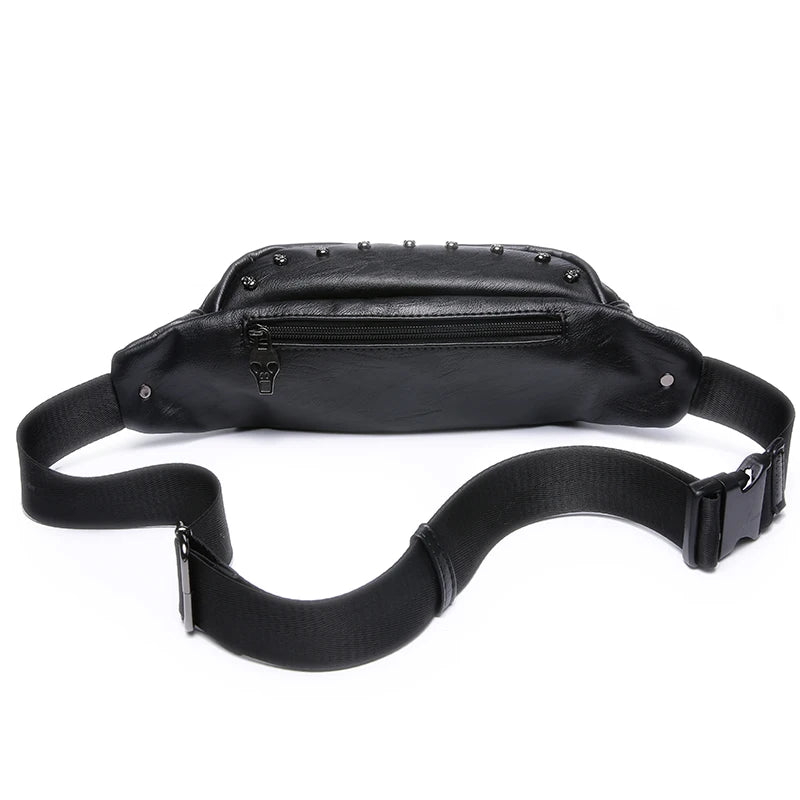Skull Chest Bag Unisex Waist Pack Phone Pouch Men Women Fanny Pack Bum Bag