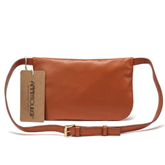 Women Small Waist Bag Pu Leather Fanny Pack Slim Waist Pack