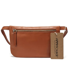 Women Small Waist Bag Pu Leather Fanny Pack Slim Waist Pack