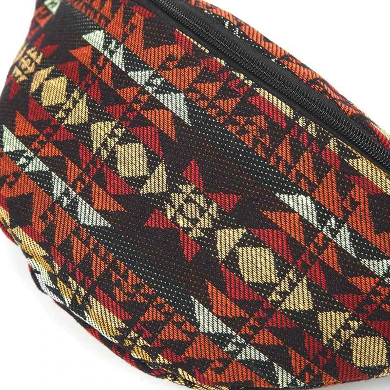 Women Waist Bag Large Capacity Fanny Pack Hand-free Waist Pack