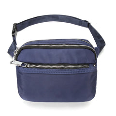 Large Capacity Women's Fanny Pack Tri-Zip Waist Bag High Phone Pocket Purse