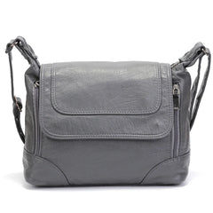 Large Capacity Women Crossbody Bag Shoulder Bag Soft Pu Leather Messenger Bag
