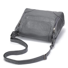 Large Capacity Women Crossbody Bag Shoulder Bag Soft Pu Leather Messenger Bag