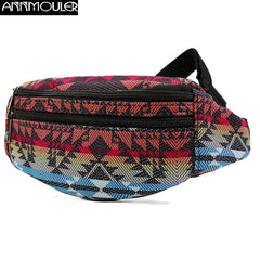 Bohemian Fabric Print Waist Pack Fanny Bag