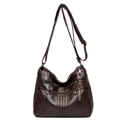 Annmouler Small Crossbody Bag Soft Handbag Purse Messenger Bag